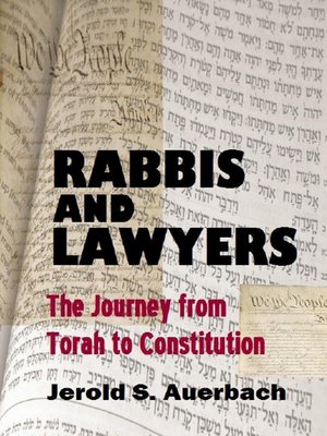 cover image of Rabbis and Lawyers